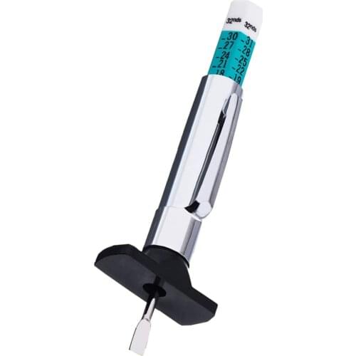 25mm Car Tyre Measuring Pen Universal Auto Depth Measuring Tool Cylindrical Automotive Thickness Detection Gauge Meter