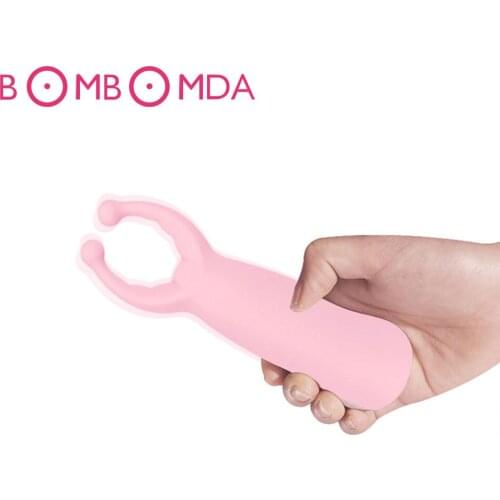 Sex Shops Charging Clitoris Stimulator Vibrating Nipple Clip Clamp Dildo Penis Clit Clitoral Msssage Vibrator Sex Toys For Woman