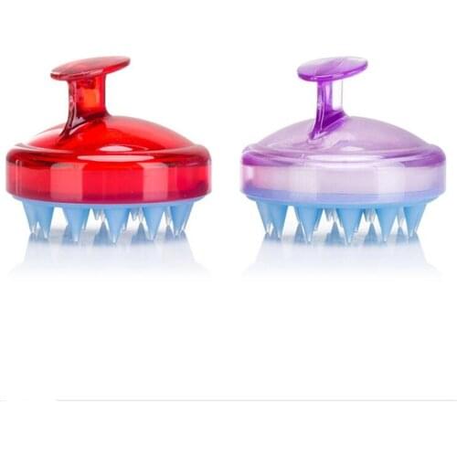 Silicone Hair Wet Dry Comb Scalp Massager Brush Detangling Shampoo Hair Washing Head Scalp Growth Care Shower Bath Pet Supplies