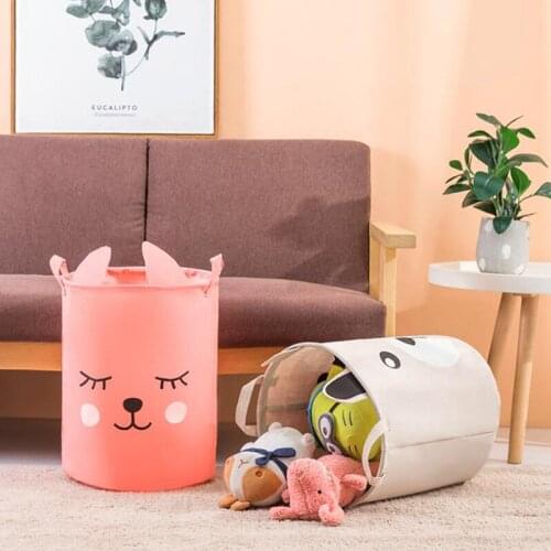 Folding Laundry Basket Large Capacity Clothes Storage Bag Clothing Laundry Basket Bag Children Toy Storage Bucket Waterproof