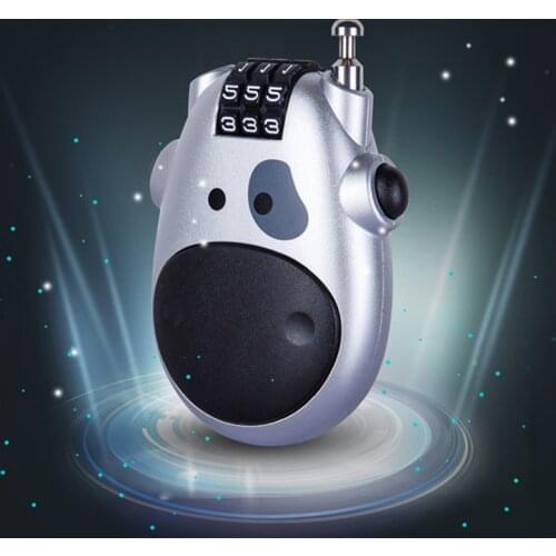 Bicycle Telescopic Wire Rope Steel Cable Code Lock Bike Helmet High-precision Code Wheel Password Lock Suitcase Car Sled Lock