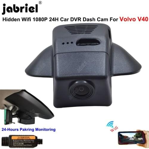 Hidden WIFI Dash Camera Car DVR Cameras 24H Parking Dashcam EDR for Volvo v40 2012 2013 2014 2015 2016 2017 2018 2019 2020 2021