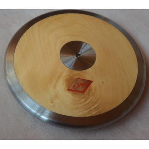 1.5kg/pcs 20cm Solid wood discus Athletics training discus