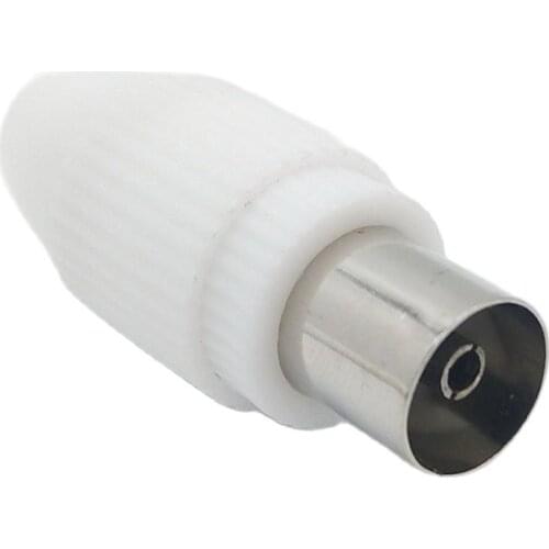 10pcs Weldless TV Female Plug 9.5 TV RF Terminal Antenna Connector