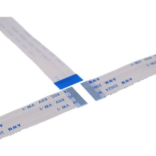 10pcs Flexible Flat FFC FPC Cable 22P 22 Pin 0.5mm Pitch 60 80 100 120 150 200 250 300 400 500 Length Type A Same Contact Side