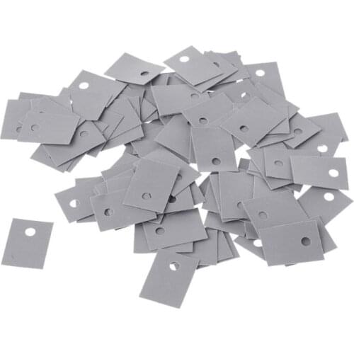100PCS TO-220 Plastic Insulation Washer Transistor and TO-220 Silicone Pads Insulator Set