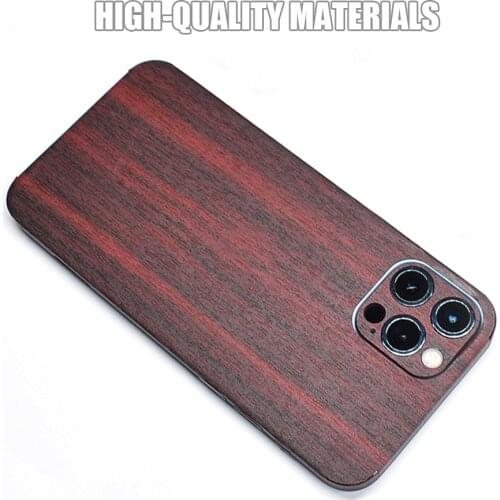 2021 Wood Pattern Skins Back Film Matte Film For iPhone 12 11 Pro Max X XS XR XS Max 6 7 8 Plus SE2020 Phone Stickers