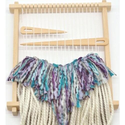 5pcs/set Wood Weaving Shuttle Crochet Needle Hand Loom Stick Tapestry Knitting DIY Craft Tools