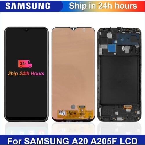 6.4" LCDS For Samsung Galaxy A20 A205 SM-A205F LCD Display Screen replacement For Samsung A20 A205 A205F display