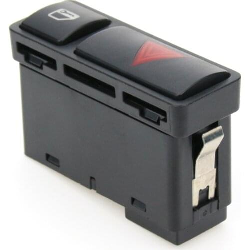61318368920 Audew Hazard Warnng Light Lock Switch Emergency Flash Light Switch Push Button On/Off Switch For BMW E46 E53 E85 X5