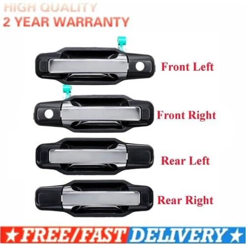 For Kia Sorento 2003-2009 826503E021 826603E021 836503E01 4Pcs Exterior Door Handle Front Left/Right Silver