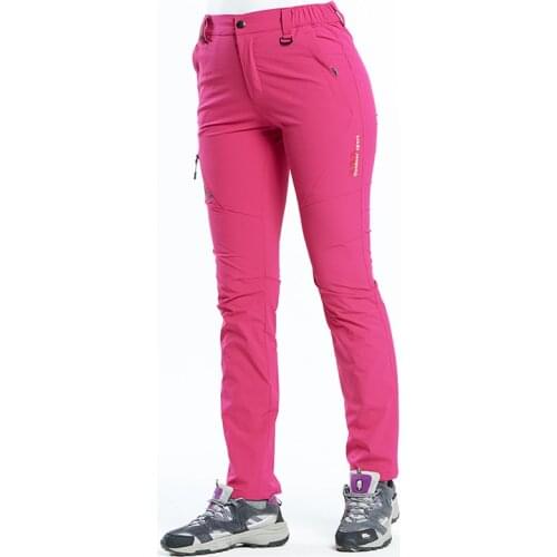 Stretch Multifunction Hiking Pants Women Summer Outdoor Sports Quick Dry Trousers Mountain Climbing Trekking Waterproof Pants