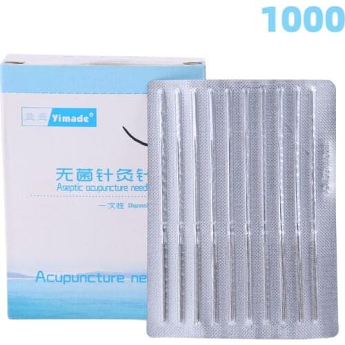 Acupuncture Needles Disposable Sterile Acupuncture Massage ZhenJiu Needle For Single Use 100pcs Per Pack 0.25mm 0.3mm 0.35mm