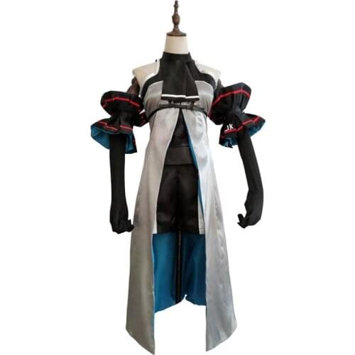 Game Arknights Skadi Cosplay Costume gray Dresses wig shoes Halloween Carnival Costumes for women girls free shipping