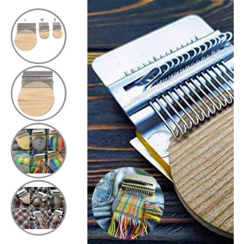 Lightweight Practical DIY Weaving Arts Darning Machine Eco-Friendly Mini Mending Loom Space-Saving Repair Tool Kit