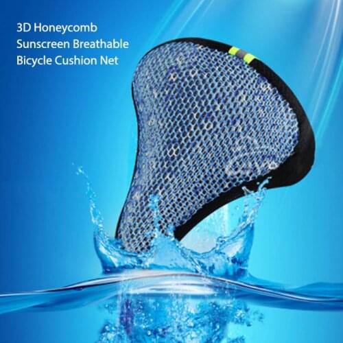 Bicycle Saddle Soft MTB Bike Sunscreen Cushion 3D Sponge Polymer Thickened Heat Insulation Cycling Seat Mat Bike Accessories