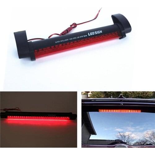 Car 12V 24 LED High Mount Stop Rear Tail Warning Light Lamp Red Auto Third 3RD brake light parking