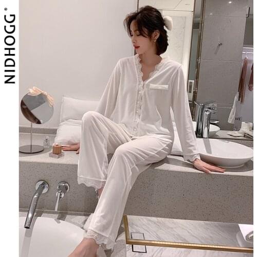 New Velvet Pajamas for Women Winter Sleepwear Warm Sexy Lace Sling Nightdress Set 2 Pieces Plus Size Pyjamas Oneies Wholesale