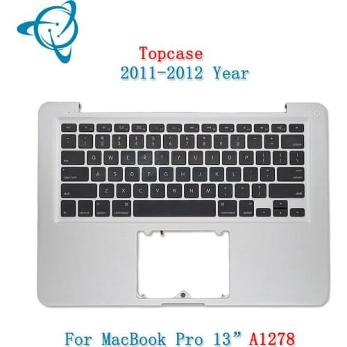 Shenyan Like New Top case for Macbook Pro 13" A1278 US English Keyboard Topcase Palm Rest with Backlight 2011 2012 Year
