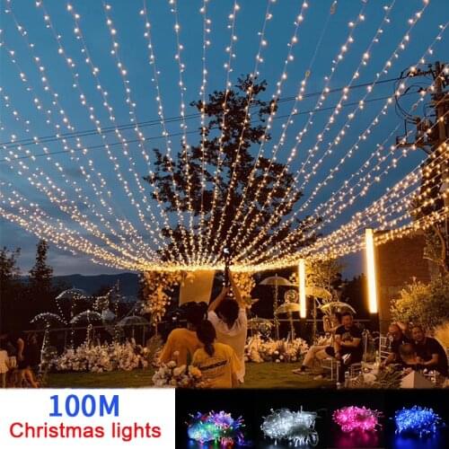 Queenral LED Garland Curtains