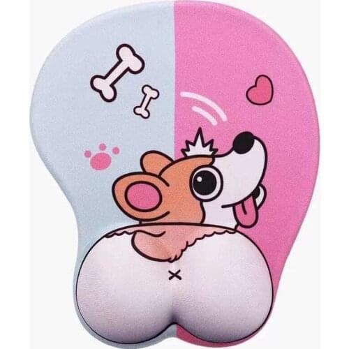 Solution Piezoelectric Explosion Model Mouse Pad Wrist Silicone Cartoon Office Cute Wrist Pad 3D Comfortable Thickening