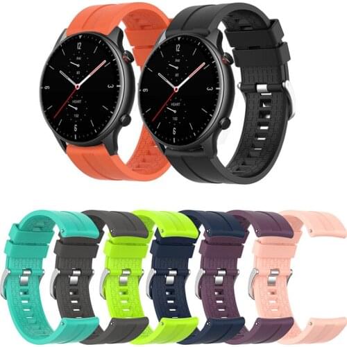 For Huami Amazfit GTR 2 Strap Silicone Watchband Sport Bracelet Watch band Wristband For Amazfit Pace GTR 47mm gtr2 Stratos 3 2
