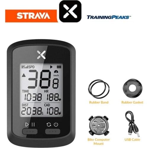 XOSS Bike Computer G+ Wireless GPS Speedometer Waterproof Road Bike MTB Bicycle 1.8"LCD Bluetooth ANT+ with Cadence Cycling Comp
