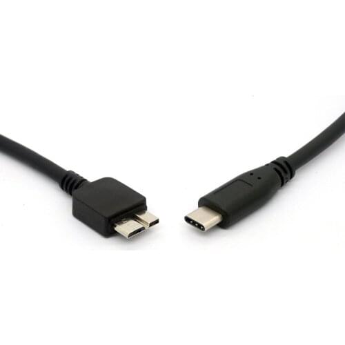 USB-C USB Type-C to Micro USB 3.0 High Speed Data Transfer Charging Cable Cord 30cm USB 3.1 Type C to Mircro B HDD Data Cable