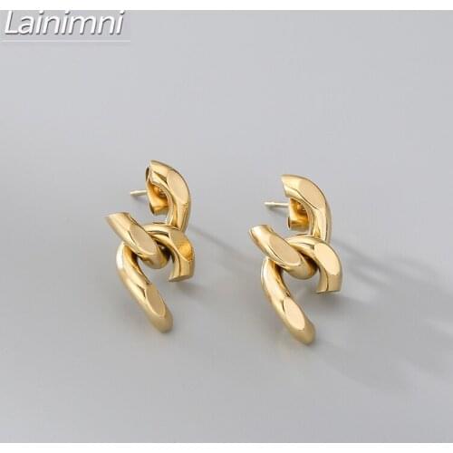 Chain Earring Stainless Steel Women Unusual Earrings Fashion Drop Earrings 2021 Long Chain Earrings For Women Female Jewelry