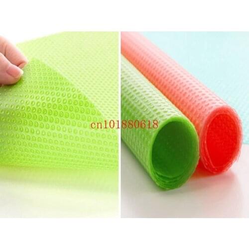 100pcs Free Shipping Refrigerator Freezer Mat Fridge Anti-fouling Anti Frost Waterproof Pad kitchen table wardrobe drawer mats