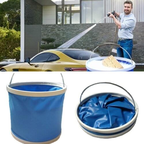 11L/13LPortable Bucket Water Storage Bag Storage Bag Waterproof Water Bag Fishing Folding Bucket For Backpacking Camping Outdoor