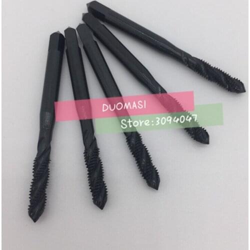 7PCS M3 M4 M5 M6 M8 M10 M12 nitride high speed steel spiral tap special stainless steel screw tap ,Thread Tap