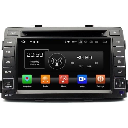 7" Android 8.0 Car Stereo Radio DVD GPS Multimedia Navigation for Kia Sorento 2009-2012 4GB RAM Bluetooth WIFI Mirror-link