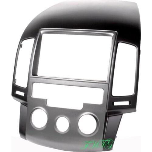 Car Radio Fascia,Dash Kit is suitable for 2009 HYUNDAI I-30, (MANUAL AC, KOREAN, LHD),Double Din Car Audio Frame