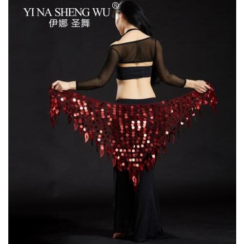 Belly Dance Costume Hip Accessories Lady Bellydance Waist Chain Belly Dancing Waist Triangle Scarf Waist Chain Adult Dance Wear