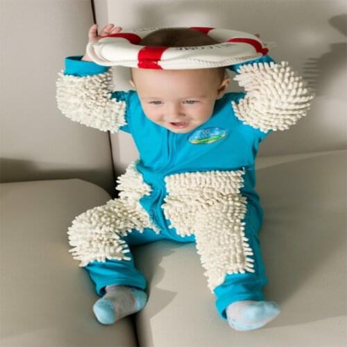 Baby jumpsuit one-piece mop suit baby onesies romper childrens clothing zipper