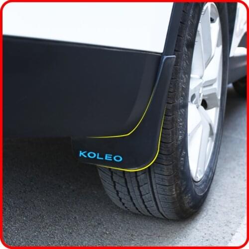 A Little Change 4Pcs/Set PP Mudflaps Mud Flaps Front Rear Mudguards Fender For Renault Koleos for Samsung QM6 LHD 2016 2017 2018