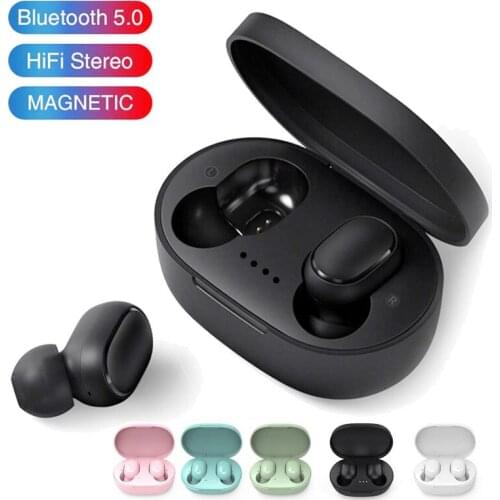 A6S New Bluetooth Wireless Headphones Wireless Earbuds 5.0 New Earphone Noise Cancelling Mic for Xiaomi iPhone Huawei Samsung