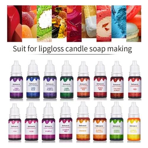 Wholesale DIY Lip Gloss Liquid Pigment Flavor Essence Oil Drop for Clear Lip Gloss Base Gel Lip Glaze Odorless Lipgloss Base