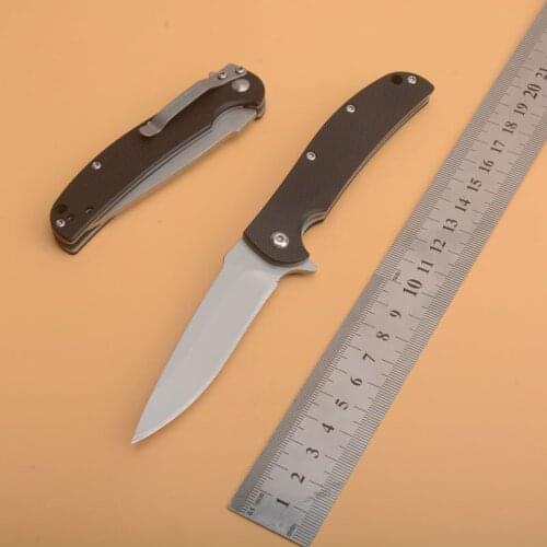 Kershaw3410 folding outdoor camping hunting knife 8cr13 blade titanium plating handle Tactical Survival fruit Utility knives EDC