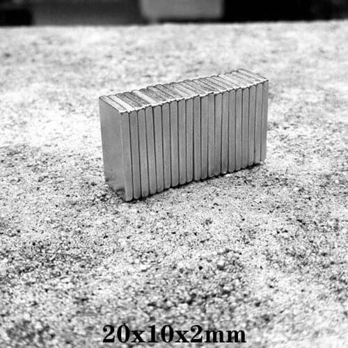 10~150pcs 20x10x2 mm Rare Earth Magnet 20mmX10mm Block Rectangular Magnets 20x10x2mm Permanent Neodymium Magnet 20*10*2 mm