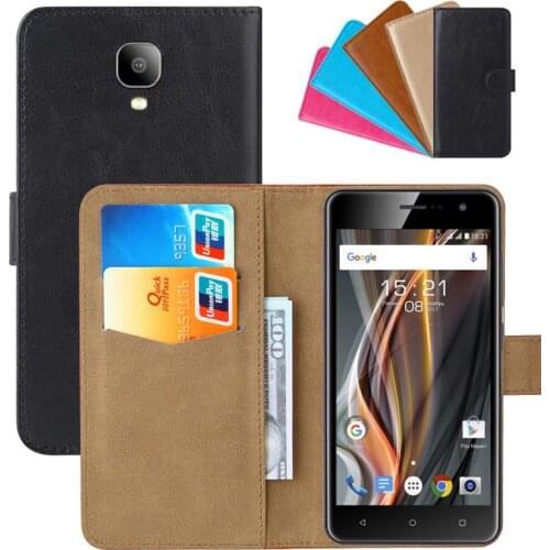 Luxury Wallet Case For Fly Champ (FS529) PU Leather Retro Flip Cover Magnetic Fashion Cases Strap