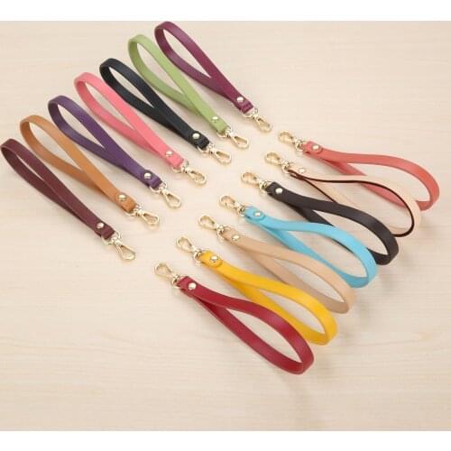 DRELD Leather Replacement Strap Sewing Tools Accessory Wristlet Wrist Bag Hand Strap Clutch Handbag Handle for DIY Handbag Purse