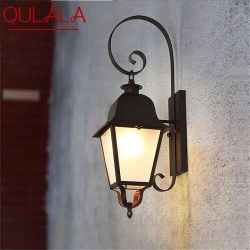 ·OULALA Outdoor Wall Sconces Lamp Fixture Classical LED Light Waterproof Decorative For Home Porch Villa