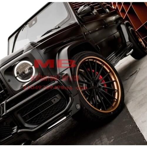 W463A W464 G63 G-class B style front lip led diffuser 2018-2020 g wagon