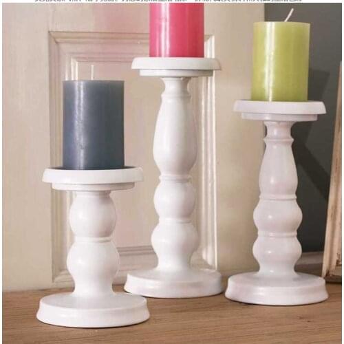 Iron metal candle holder set pillar candle stand for home holiday decoration ZT003