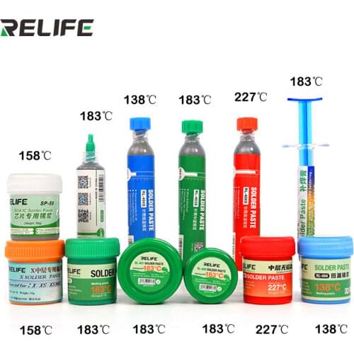 Mijing MJ-501A/501B/503A/503B 183℃/138 Medium/Low Temperature Tin Paste For Motherboard BGA Chips Soldering Reballing material