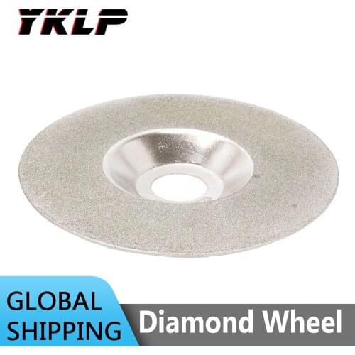 1pc 125mm Electroplated Diamond Cutting Disc Grinding Wheel Bowl Shape Discs for Glass Ceramic Jade 150 Grit