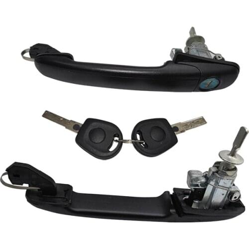 6K0837205 6K0837206 FRONT LEFT RIGHT DOOR HANDLE WITH LOCK BARREL FOR FORD GALAXY 1995-2006 33MM PIN LENGTH