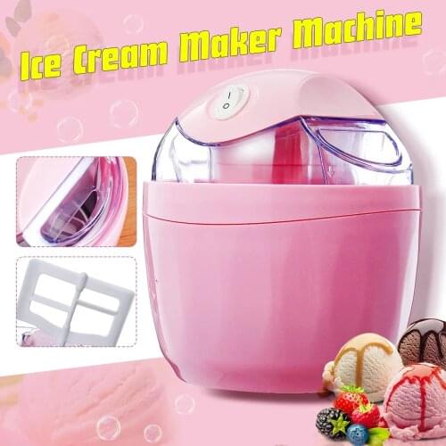 Ice Cream Maker Frozen DIY Dessert Yogurt Electric Machine Homemade 500ml 12W